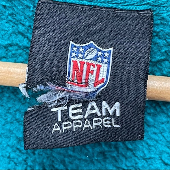 MIAMI Dolphins NFL Team Apparel Green Full Zip Hoodie Size Medium - Picture 6 of 11